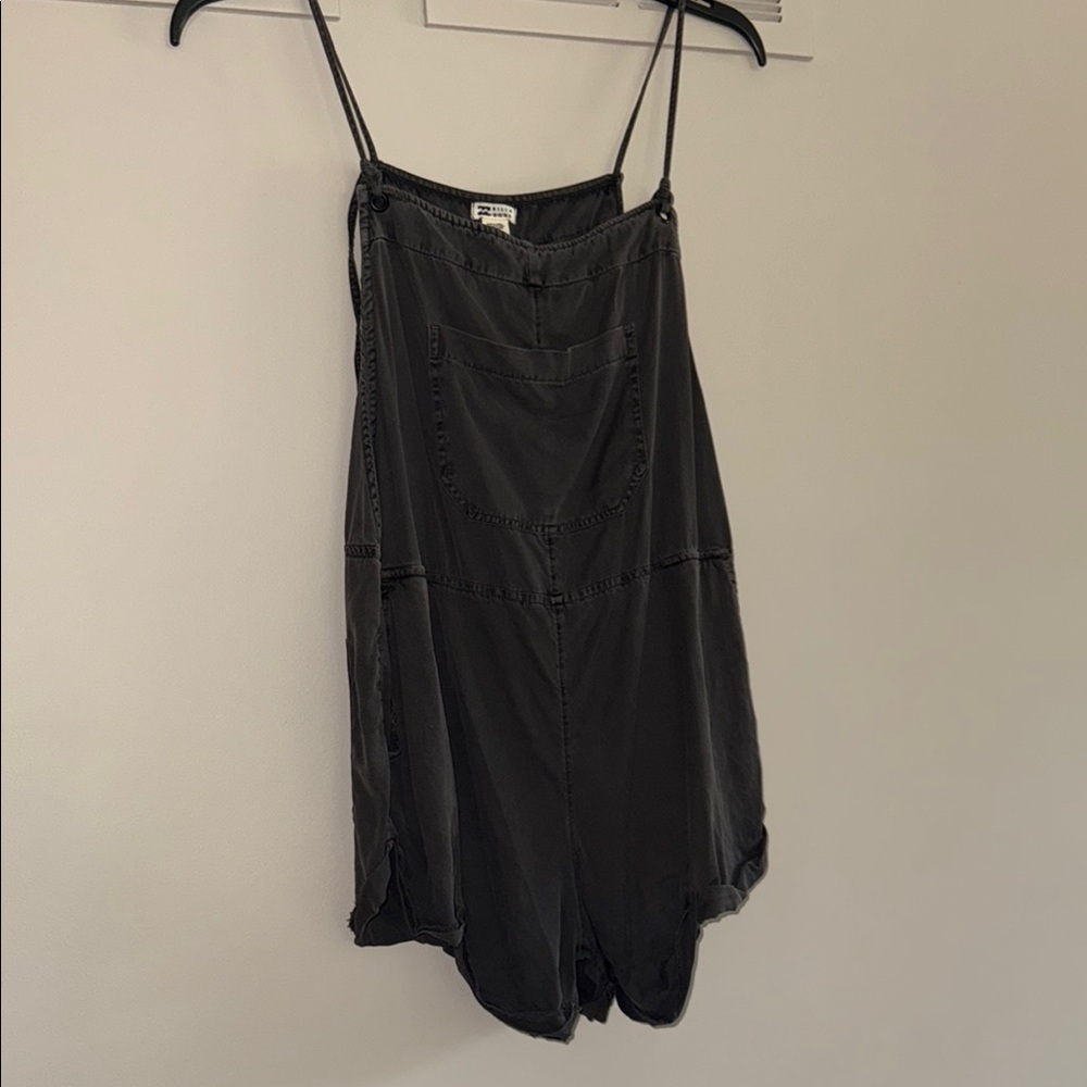 Billabong Charcoal Gray Overalls